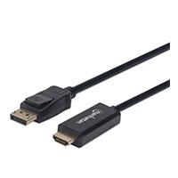 [CB-2185] CABLE DISPLAYPORT ,MANHATTAN,152662,- HDMI M-M 1080P 1.0M