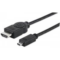 [CB-351] CABLE HDMI,MANHATTAN,324427, 1.4 M-MICRO 2METHERNET