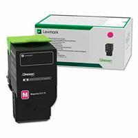 [CN-3781] TONER LASER LEXMARK COLOR MAGENTA RENDIMIENTO ESTANDAR, NP 78C40M0, HASTA 1400 PAGINAS, MODELOS CX622ADE, CS421DN, CS521DN, CX625ADHE, CX522ADE, CS622DE, CX421ADN