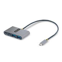 HUB USB-C DE 4 PUERTOS - CONCENTRADOR CON ENTREGA DE ALIMENTACION DE 100W DE PASO - USB TIPO C - 2X USB-A 2X USB-C - STARTECH.COM MOD. 5G2A2CPDB-USB-C-HUB