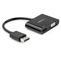 [AC-11057] ADAPTADOR DE VIDEO DISPLAYPORT A HDMI VGA - DONGLE CONVERTIDOR DISPLAYPORT 1.2 HBR2 A HDMI 2.0 O VGA 1080P - STARTECH.COM MOD. DP2VGAHD20