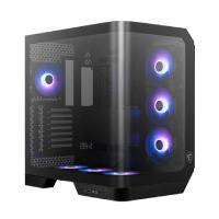 GABINETE GAMING MSI MAG PANO 120R PZ / MEDIA TORRE / ATX/MICRO ATX/MINI ITX/ NEGRO/ SIN FUENTE/PC/GAMER
