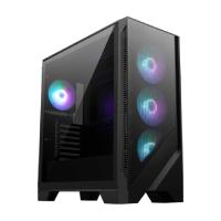 [CS-1124] GABINETE GAMING MSI MAG FORGE 321R AIRFLOW / MEDIA TORRE / ATX/MICRO ATX/MINI ITX/ NEGRO/ SIN FUENTE/PC/GAMER