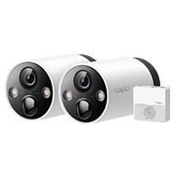 [CV-1632] CAMARA WIFI TP-LINK TAPO C420S2 KIT 2 CAMARAS PARA EXTERIOR CON BATERIA RECARGABLE RESOLUCION 2K 1080P IP65 A PRUEBA DE AGUA VISION NOCTURNA AUDIO BIDIRECCIONAL