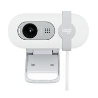 [CV-1726] WEBCAM LOGITECH BRIO 100 BLANCO FHD 1080 A 30 FPS 58° RIGHTLIGHT 2, MICROFONO USB-A WIN/  MAC / CHROME