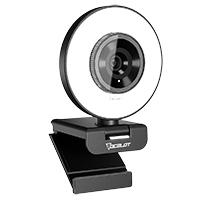 [CV-1792] CAMARA WEB OCELOT GAMING IRIS-W1 / FULL HD / 60FPS / ARO DE LUZ 3 TONALIDADES / USB / COLOR NEGRO