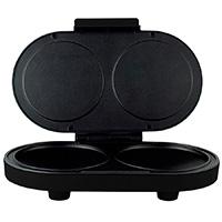 [ELE-14] PARRILLA PARA HOTCAKES MIRATI / 1000W / DOBLE PARILLA / ANTIADHERENTE / NEGRO