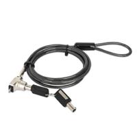 [AC-12072] CANDADO LAPTOP , MANHATTAN, 440486 ,NANO LLAVE 1.8MTS GRIS