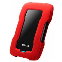 [HD-1793] DISCO DURO EXTERNO ADATA HD330 2TB PORTATIL 2.5 USB 3.2 WINDOWS MAC LINUX CONTRAGOLPES SLIM COLOR ROJO AHD330-2TU31-CRD