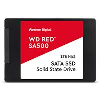 UNIDAD DE ESTADO SOLIDO SSD INTERNO WD RED SA500 1TB 2.5 SATA3 6GB/S LECT.560MBS ESCRIT 530MBS 7MM NAS WDS100T1R0A