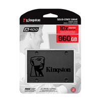 [HD-2331] UNIDAD DE ESTADO SOLIDO KINGSTON INTERNO A400 960GB 2.5 SATA3 7MM LECT.500/ESCRIT.450MB/S PC/LAPTOP SA400S37/960G