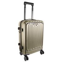 [AC-12203] MALETA RIGIDA ROTACION 360 GRADOS EN RUEDAS CON TROLLEY PERFECT CHOICE AIRLY - GRIS
