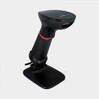 [LEC-114] LECTOR DE CODIGOS DE BARRA GHIA GS2DB2 / 2D / LED ROJO / USB / CON BASE / QR / NEGRO