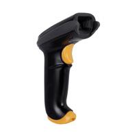 [LEC-124] LECTOR CODIGO DE BARRAS - TECHZONE - TZBESC4 - LED BIDIRECCIONAL - USB - 1D Y 2D - ALCANCE 16 CM - 100 LECTURAS POR SEGUNDO, BASE AJUSTABLE - NEGRO/AMARILLO