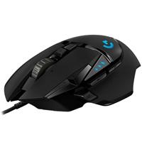 [MS-1281] MOUSE GAMING LOGITECH G502 HERO OPTICO ALAMBRICO USB LIGHTSYNC RGB 25000DPI NEGRO
