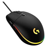 MOUSE GAMING LOGITECH G203 RGB LIGHTSYNC OPTICO USB ALAMBRICO 6 BOTONES PROGRAMABLES NEGRO