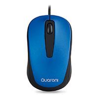 [MS-1429] MOUSE OPTICO QUARONI ALAMBRICO COLOR AZUL 1200 DPI
