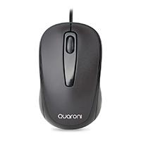 [MS-1431] MOUSE OPTICO QUARONI ALAMBRICO COLOR NEGRO 1200 DPI