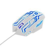 [MS-1453] MOUSE GAMER ALAMBRICO 800 A 3600 DPI 6 BOTONES CONECTOR USB RGB VORTRED BY PERFECT CHOICE LEGACY - BLANCO