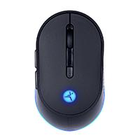 [MS-1651] MOUSE - TECHZONE - TZACMOI24 - BATERIA RECARGABLE - BLUETOOTH 5.0 - ALCANCE 10MTRS - INALAMBRICO - OPTICO - 2.4GHZ - LUZ RGB CON 6 DIFERENTES EFECTOS - 1200/2400/3200 DPIS - 5 BOTONES + SCROLL
