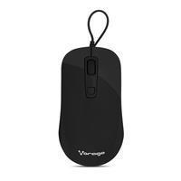 [MS-1673] MOUSE / VORAGO / MO-102, NEGRO OPTICO ALAMBRICO 1,000/1,600 DPI USB