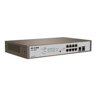 [NIC-4138] SWITCH TENDA PRO-S8-150W ADMINISTRABLE 8 PUERTOS POE1 FIBRA OPTICA CAPA 3 (L3) ETHERNET 10/100/1000 BASE-T (POE), 1 PUERTO ETHERNET 10/100/1000 BASE-T DATOS 1 PUERTO SFP 1000 BASE-X