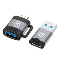 [AC-12908] ADAPTADORES/MANHATTAN/356329/ KIT DE ADAPTADORES USB-C A USB-A Y USB-A A USB-C