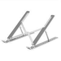 SOPORTES/MANHATTAN/462617/SOPORTE DE ALUMINIO PARA LAPTOP O TABLET CON ELEVACIÓN AJUSTABLE, ECO