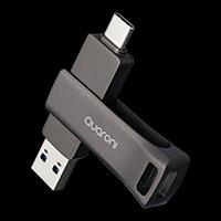 MEMORIA QUARONI 32GB USB 3.2 / DUAL AC / OTG / METALICA