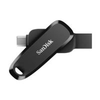 [RAM-4651] MEMORIA SANDISK 256GB USB 3.2 GEN1 PHONE DRIVE PARA ANDROID TIPO-C/TIPO A NEGRO GIRATORIA SDDDC6-256G-G46