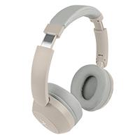 [SPK-2519] AUDIFONOS ON-EAR INALAMBRICOS PLEGABLES MANOS LIBRES CON BT PERFECT CHOICE SOUNDIA - TAUPE