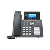 [TEL-215] TELFONO IP GRANDSTREAM GRP2604P, 6 CUENTAS SIP 3 LINEAS P. LCD 8 TECLAS PROGRAMABLE 2 PUERTOS 10/100/1000 SOPORTA EHS POE NO INCLUYE ELIMINADOR