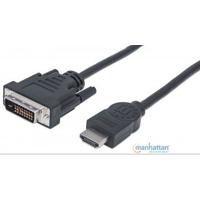 [CB-273] CABLE HDMI,MANHATTAN,372503, - DVI-D M-M  1.8M