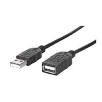 [CB-2952] CABLE USB,MANHATTAN,308519, V2.0 EXT. TIPO A  0.9M NEGRO