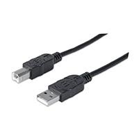 [CB-2954] CABLE USB, MANHATTAN,306218, V2.0 A-B  0.9M, NEGRO