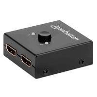 [CON-92] SWITCH HDMI,MANHATTAN,207850, 4K@60HZ, BIDIRECCIONAL 2:1
