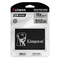[HD-2347] UNIDAD DE ESTADO SOLIDO KINGSTON INTERNO KC600 512GB 2.5 SATA3 7MM LECT.550/ESCRIT.520MB/S NAND 3D TLC PC/LAPTOP SKC600/512G