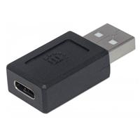 [AC-6509] ADAPTADOR,MANHATTAN,354653, USB-C V2.0, AM-CH NEGRO