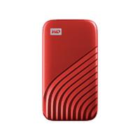[HD-2536] UNIDAD DE ESTADO SOLIDO SSD EXTERNO WD MY PASSPORT 1TB PORTATIL USB 3.2 TIPO C ROJO WINDOWS MAC BACKUP ENCRIPTACION WDBAGF0010BRD-WESN