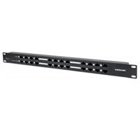 [AC-6607] PANEL PARCHEO,INTELLINET,720342, CAT 5E, 12 PTOS 1U POE