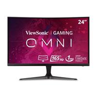 [MNL-2589] MONITOR LED VIEWSONIC GAMER 24 PULGADAS / FULL HD 1920X1080P / HDMI / DISPLAY PORT/ FREESYNC / CURVO 1500R / 165 HZ / 1 MS /BOCINAS INTEGRADAS/ 3 AÑOS DE GARANTIA