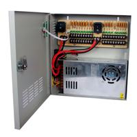 [AC-7810] FUENTE DE PODER SAXXON 12V CD/ 30 AMPERES/ DISTRIBUIDOR PARA 18 CAMARAS/ 1.65 AMPERES POR CANAL/CE/ FCC/ CERTIFICACION UL
