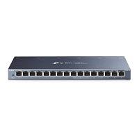 [NIC-3274] SWITCH | TP-LINK | TL-SG116 | 16 PUERTOS RJ45 GIGABIT 10/100/1000 | NO ADMINISTRABLE | CARCASA METALICA | PARA ESCRITORIO O PARED