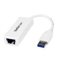 [AC-8406] ADAPTADOR TARJETA DE RED EXTERNA NIC USB 3.0 A 1GBPS GIGABIT ETHERNET 1 PUERTO - 1X RJ45 HEMBRA - 1X USBA - BLANCO - STARTECH.COM MOD. USB31000SW