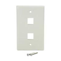 [AC-8508] PLACA DE PARED DE 2 SALIDAS RJ45 - COLOR BLANCO - STARTECH.COM MOD. PLATE2WH