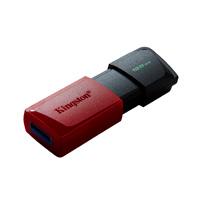 [RAM-3832] MEMORIA FLASH USB KINGSTON DATA TRAVELER EXODIA M 128GB GEN 1 3.2 C/TAPA MVIL NEGRO ROJO DTXM/128GB