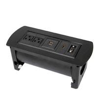 [AC-9002] CAJA CONEXIÓN,MANHATTAN,164832, ENCHUFE/USB/HDMI/VGA, PARA MESA