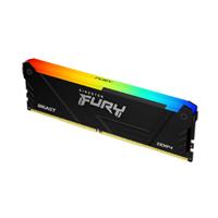 [RAM-4322] MEMORIA RAM KINGSTON DIMM DDR4 32GB 3200MT/S FURY BEAST BLACK XMP RGB CL16 288PIN 1.35V C/DISIPADOR DE CALOR P/PC/GAMER/ALTO RENDIMIENTO KF432C16BB2A/32