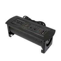 [AC-9009] CAJA CONEXIÓN,MANHATTAN,164856, ENCHUFE/USB/HDMI/VGA/RED, PARA MESA