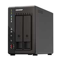 [SAM-832] NAS QNAP TS-253E-8G / 2 BAHIAS / TORRE / INTEL CELERON 4NUCLEOS 2.6GHZ / 8GB RAM DDR4 / LAN 2,5GBE2 / WAKE ON LAN / HDMI2 / USB 3.22 / USB 2.0 2 / SOPORTA M.2 22802 / NO INCLUYE DISCOS